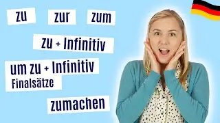 "zu" einfach erklärt: Deutsche Grammatik lernen A2, B1, B2