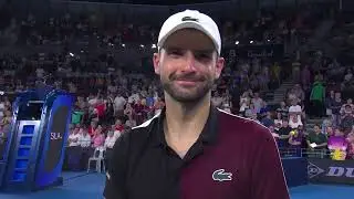 2024 ATP 250 Brisbane SF Grigor Dimitrov Court Interview