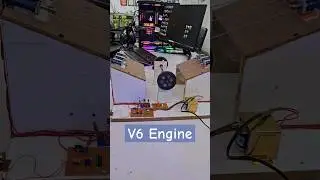 V6 Electromagnetic Engine, 6 stroke Electromagnetic Engine | Final year Engineering Project 