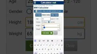 How To Calculate Your BMI Through Online Calculator #bmi #shorts #physiotherapyvideos