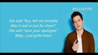 Charlie Puth – How Long (lyric video)