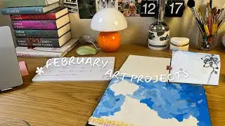 💖February Art Projects: Making Art that Means Something and Painting the Acotar Book Series Covers 💖