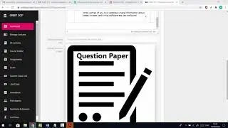 How to create exam(single set question) in Orbit OCP