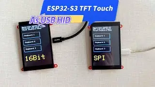 ESP32-S3 TFT Touch as USB HID - Custom USB HID Keyboard