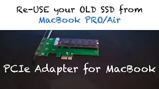 PC/Hackintosh using your MacBook's SSD?! | PCIe Adapter for MacBook Pro & Air SSD