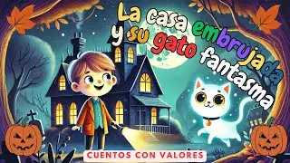 🐱👻 El Gato Fantasma y la Casa Embrujada 👻🏠 | Cuentos Infantiles | Cuentos para dormir en español