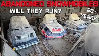 Will These ABANDONED Snowmobiles RUN & RIDE After 20+ years!?