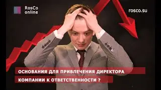 Ответственность генерального директора.