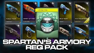 Halo 5 - LIMITED Spartans Armory REQ Pack! 16 New Weapon Skins!