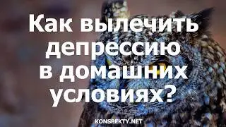 Как вылечить депрессию в домашних условиях?