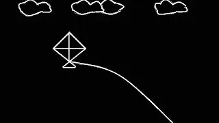 FLYING KITE IN C++ (COMPUTER GRAPHICS)