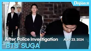 슈가(방탄소년단), "깊이 반성, 다시는 이런 일 없도록 하겠습니다." l SUGA(BTS), "After Police Investigation" [현장]