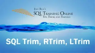 SQL Trim, Rtrim, Ltrim - SQL Training Online - Quick Tips Ep30