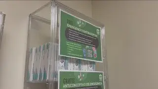 Emergency contraceptives are available for free inside bathrooms at the Polk County Health Departmen