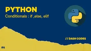 Python tutorials for beginners | Python  conditionals | #6