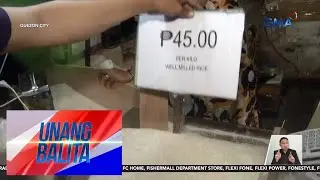 Presyo ng bigas sa Mega Q Mart, bumaba; well-milled rice, limitado ang supply | Unang Hirit