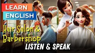 Getting a Haircut | Improve Your English | English Listening Skills - Speaking Skills - Barbershop