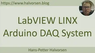 LabVIEW LINX Arduino DAQ System