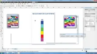 #1 RGB to CMYK conversion   color conversion! how to convert rgb colors to cmyk in coreldraw   YouTu