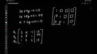 Simultaneous equations using Gaussian Elimination Method - Math AAHL IBDP