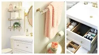 Small Guest Bathroom Makeover & Tour | Before And After