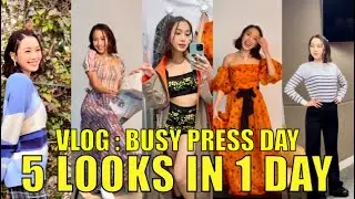 LESLEY VLOG // 5 LOOKS 1 DAY // 跟我一起開工 超忙的一天