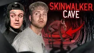 Our Terrifying Night At SKINWALKER Cave (GHOST Caught On Camera)