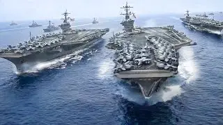 US Billions $ Aircraft Carriers Show Their Force During Massive Exercise in Pacific