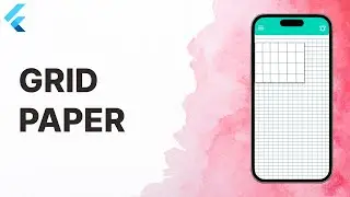 Grid Paper | Flutter Tutorial | Flutter Widget of the Week | Coding Journey [2023]