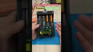 Акумуляторні батарейки формату AAА NiMH з Аврори за 169 грн з зарядкою type C Огляд та Тест 2