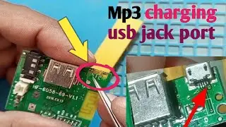 MP3 charging Jack jumper | MP3 charging jack port Kaise change Karen