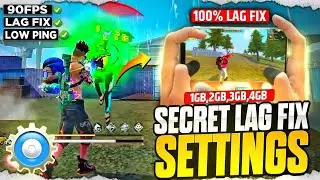 अब कभी LAG नहीं होगा✅🔥Best Lag Fix Setting Free Fire 2024 Free Fire Lag Fix Setting 🔥 1GB TO 6GB