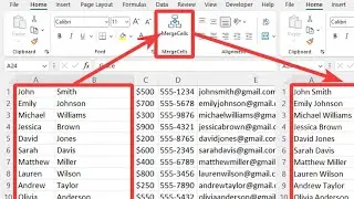 How to Merge Cells Without Losing Data in Excel