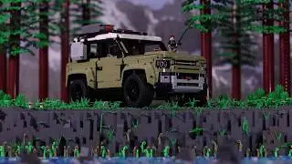 Bear Grylls on tour with the New Land Rover Defender | LEGO Technic