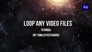 Loop Any Video in After Effects in Tamil