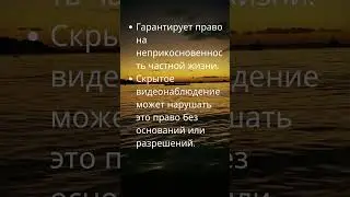 Законно ли Скрытое Видеонаблюдение в России 2 #shortvideo #shorts  #shortsyoutube