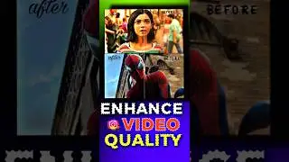 HOW TO CONVERT NORMAL VIDEO TO 4K FULL HD | VIDEO KA QUALITY KAISE BARAYE #videoediting #shorts