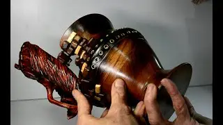 Превращение из куска дерева в Фантастических существ Часть 2 / Wood Carving