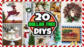 20 Dollar Tree DIY Christmas Decorations & Ideas 🎄