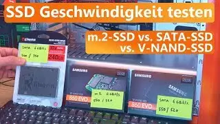 SSD Geschwindigkeit testen Windows 10 - SATA gegen M.2 Performance