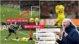 🤣🤣 Man United fans troll & Crazy reactions to Andre Onana's Huge Crazy Mistake | Man Utd Vs Bayern