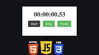 Building a Stopwatch with JavaScript and CSS #JavaScript #CSS #Stopwatch  #WebDevelopment #Tutorial