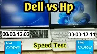 Dell vs Hp Laptop | dell inspiron core i3 11th gen vs hp core i3 11th generation | Speed Test