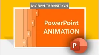 Beautiful Animated Powerpoint Slide design tutorial with Morph transitions.