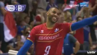 Ngapeth's slam dunk vs. Poland