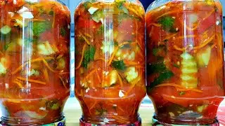 ЛЕЧО ИЗ ОГУРЦОВ 🥒🍅 САМЫЙ ВКУСНЫЙ САЛАТ НА ЗИМУ!!!