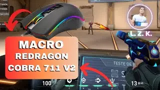 Macro em Redragon Cobra M711 V2, VALORANT! Veja como Configurar no RECOIL