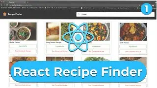 Build a Food Recipe App with React | React Recipe App | React Projects For Beginners