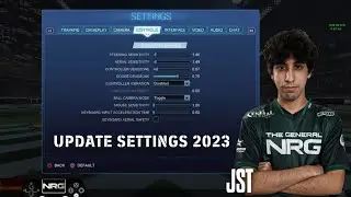 NRG JUSTIN - UPDATE SETTINGS 2023 - ROCKET LEAGUE SEASON 9