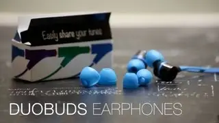 Duobuds In-Ear Headphones - Glow in the dark, Click to wear, Easy share